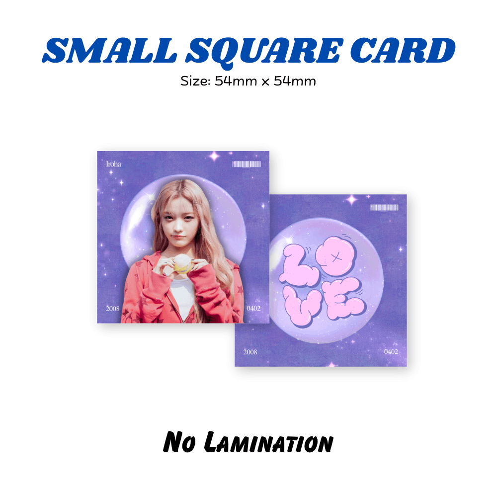 Small Square Card (No Lamination) | 小方卡 (无覆膜)