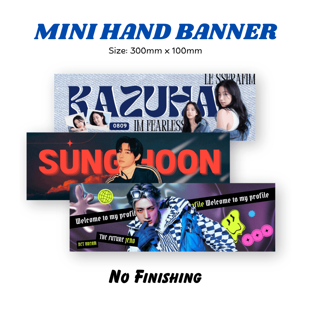 [Short Run] Mini Hand Banner 迷你手幅