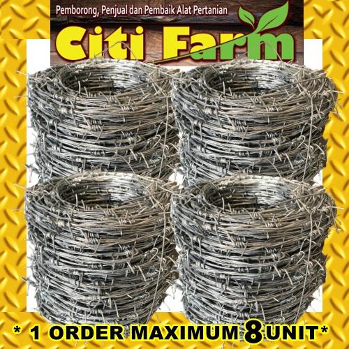 +100m Dawai Duri Pagar GI/ Kawat Duri/ High Tensile Heavy Duty Barded Wire fencing (MAX 6 in 1 order