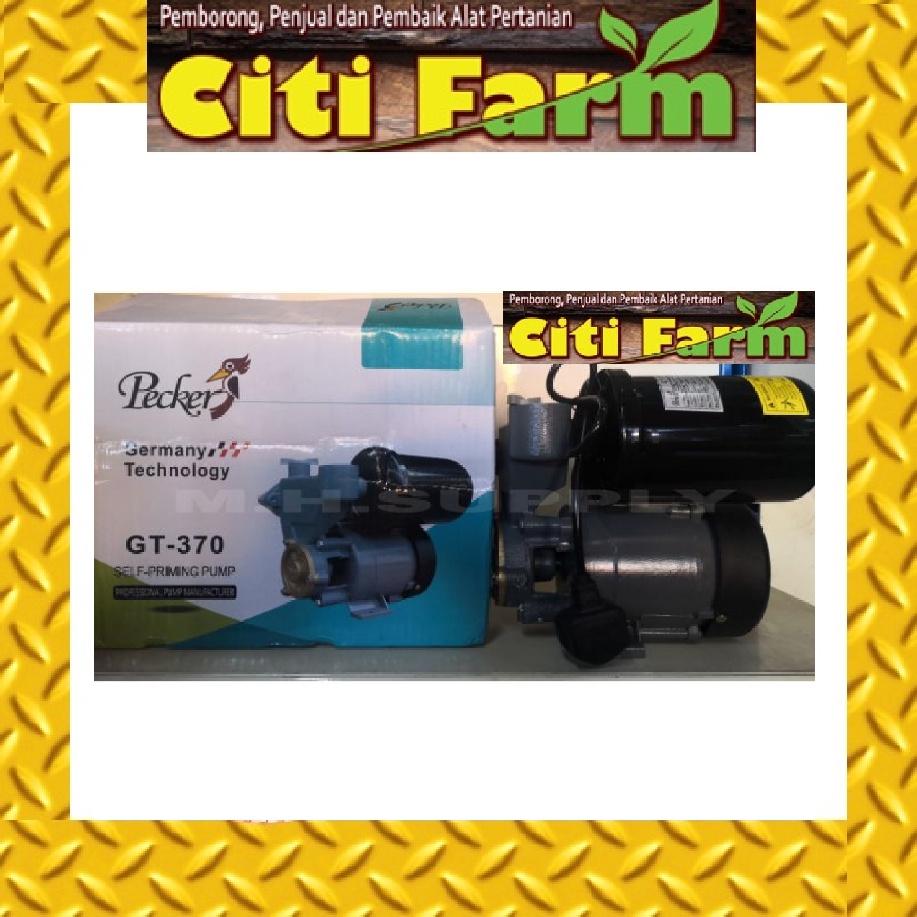 370W 0.5HP GT-370 SELF PRIMING PUMP WITH COVER City Farm