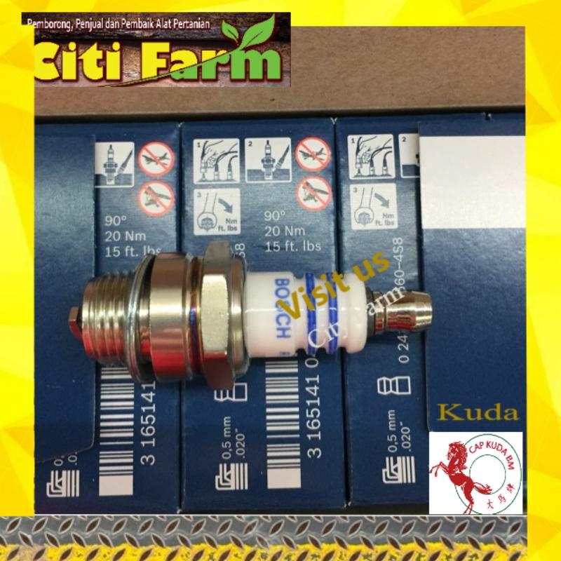 +BOSCH SPRTS PLUG WS8E FOR MASIN RUMPUT Agriculture tool/ Alat Pertanian Citi Farm Agro