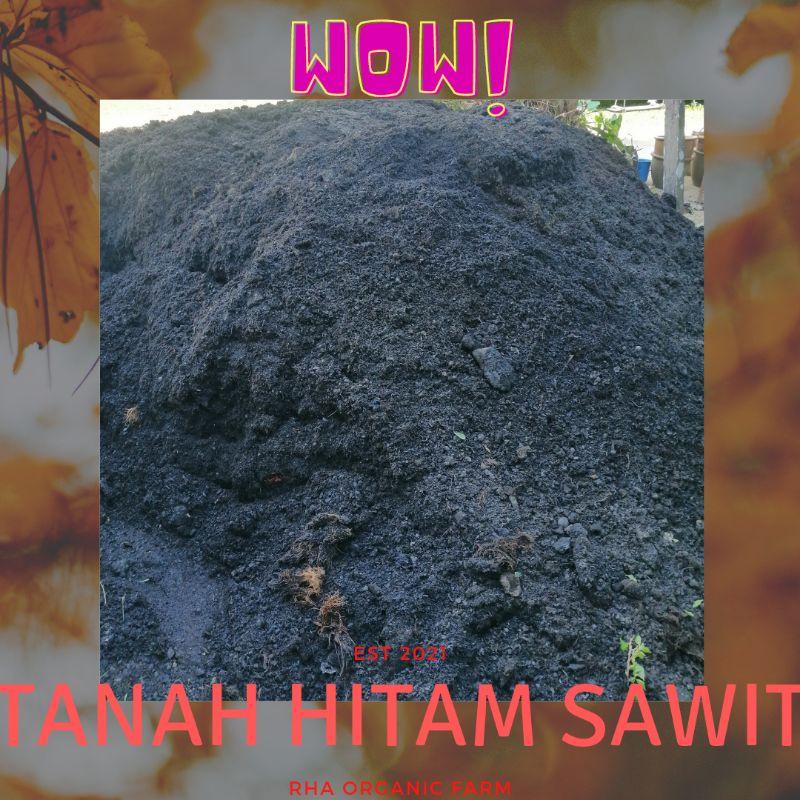 +Tanah Hitam Sawit (1kg)💯🌴/Tanah Baja Organik. Agriculture tool/ Alat Pertanian Citi Farm Agro