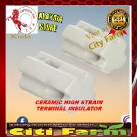 City Farm Agro Ceramic high strain terminal insulator ( 1 pcs )Agriculture tools/ Alat Pertanian kelapa sawit