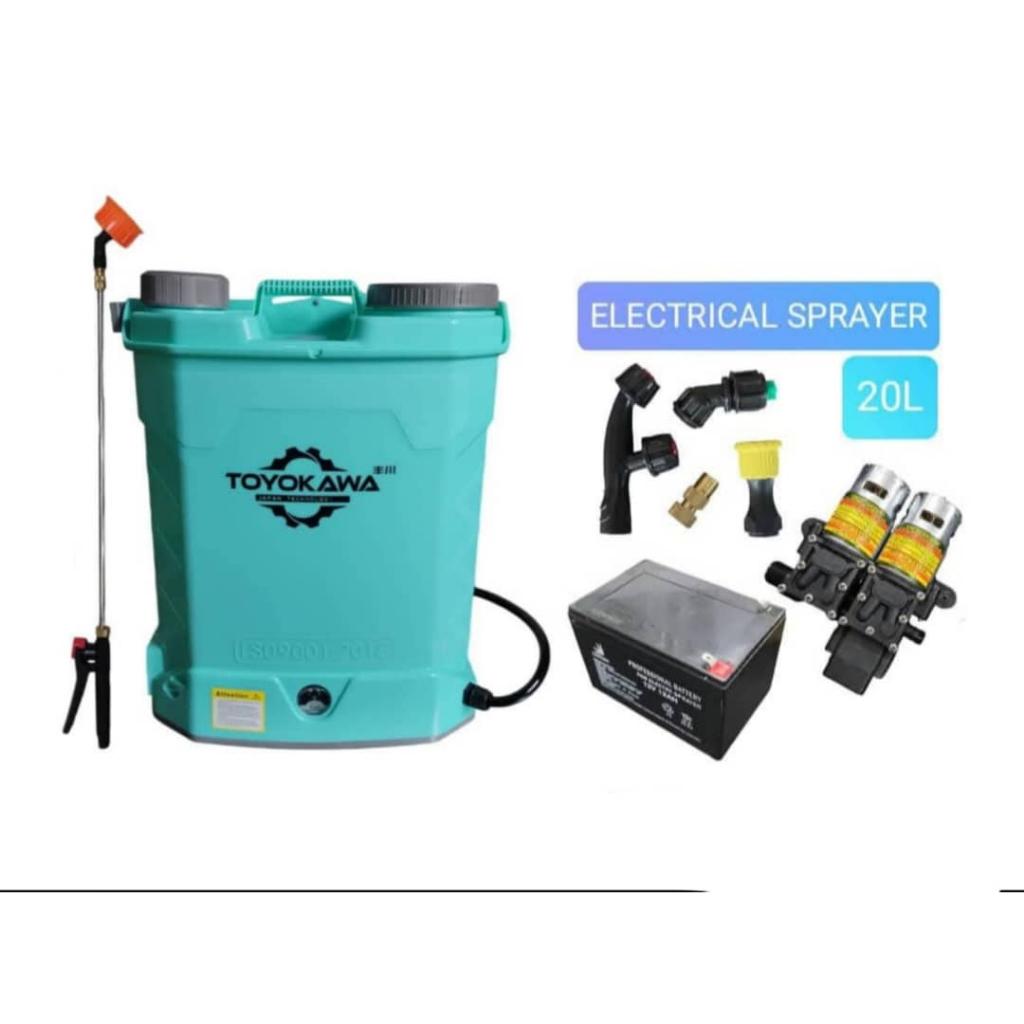 +TOYOKAWA Battery Sprayer 20L Battery Sprayer Pam Racun