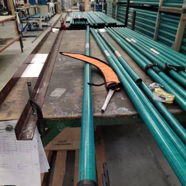 Galah FIBER Kelapa Sawit Ringan termasuk clip / Light Fiber Carbon teloscopic Pole Palm Pro with clamp Citi Farm