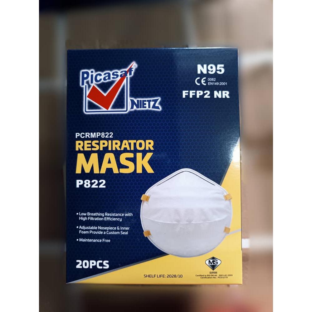 PICASAF NIETZ DUST MASK N95 (20pcs/box)  Citi Farm