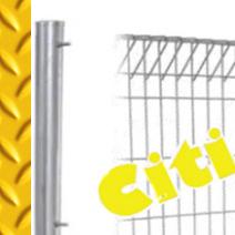 Gi round Tiang pagar BRC pole fencing GI Fencing Post & Fitting Pagar Security Safety brc Citi Farm