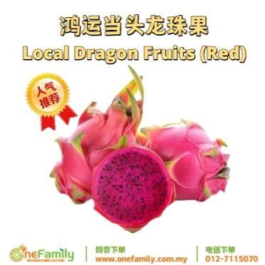 鸿运当头本地红心火龙果 Local Red Dragon Fruits