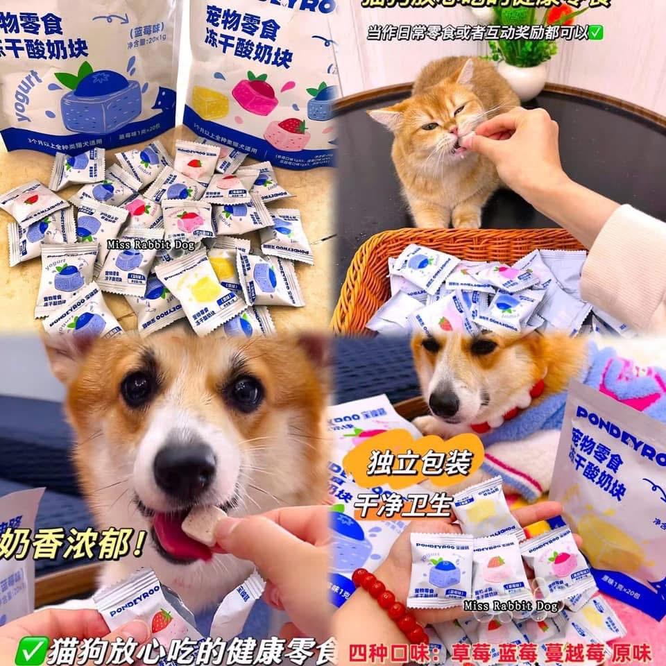 🫐 PondeyRoo Freeze- dried Yogurt Cube 宝迪路冻干酸奶块