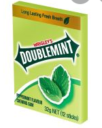 DM GOLD 32G 12STICKS PEPPERMINT CHEWING GUM