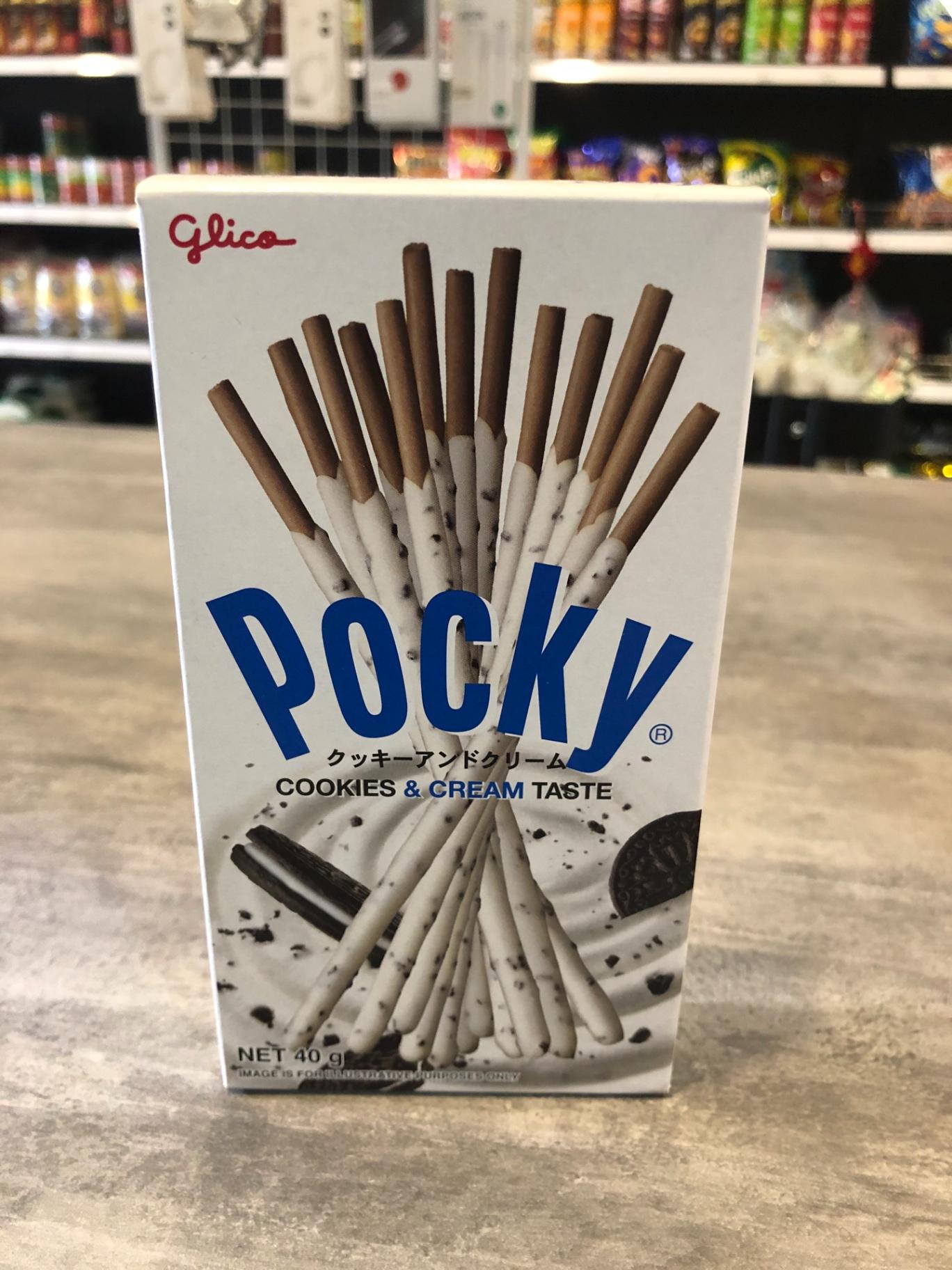 Pocky cookies & cream taste 40g