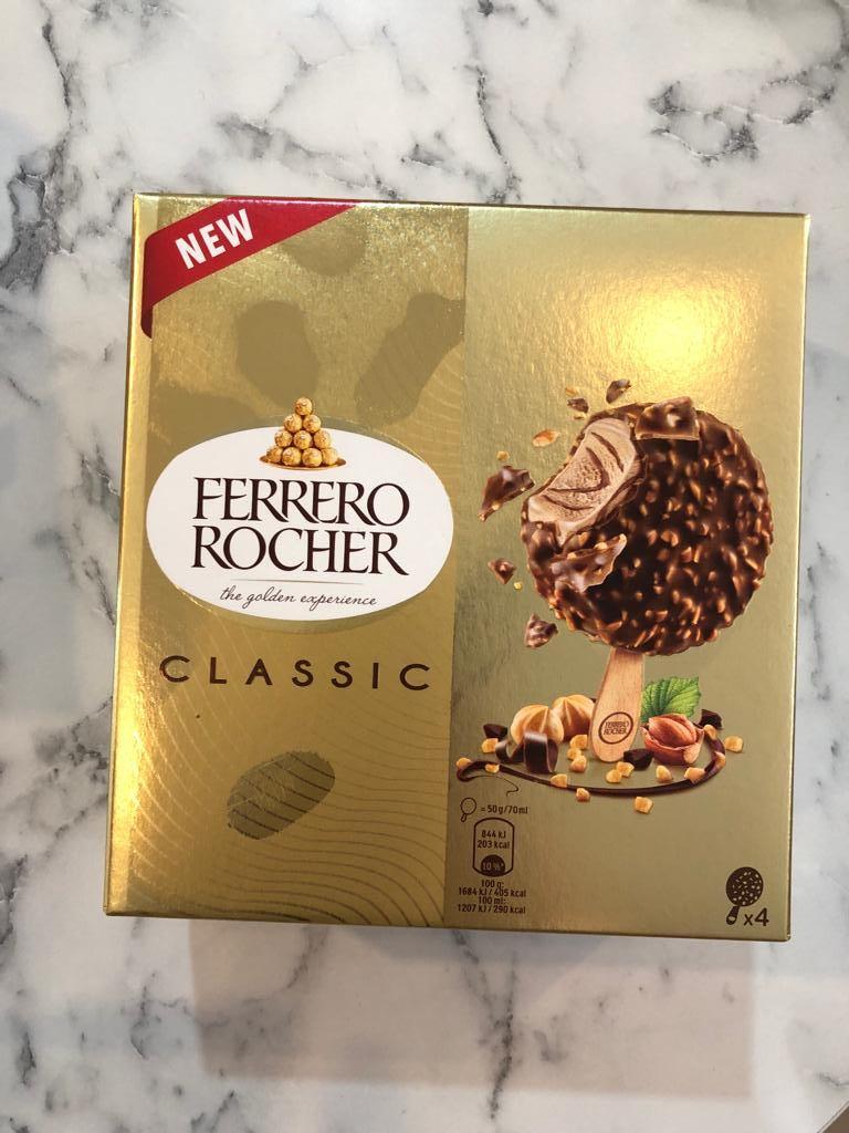 FERRERO ROCHER CLASSIC ICE CREAM 4 X 200G 280ML - 8000500363539