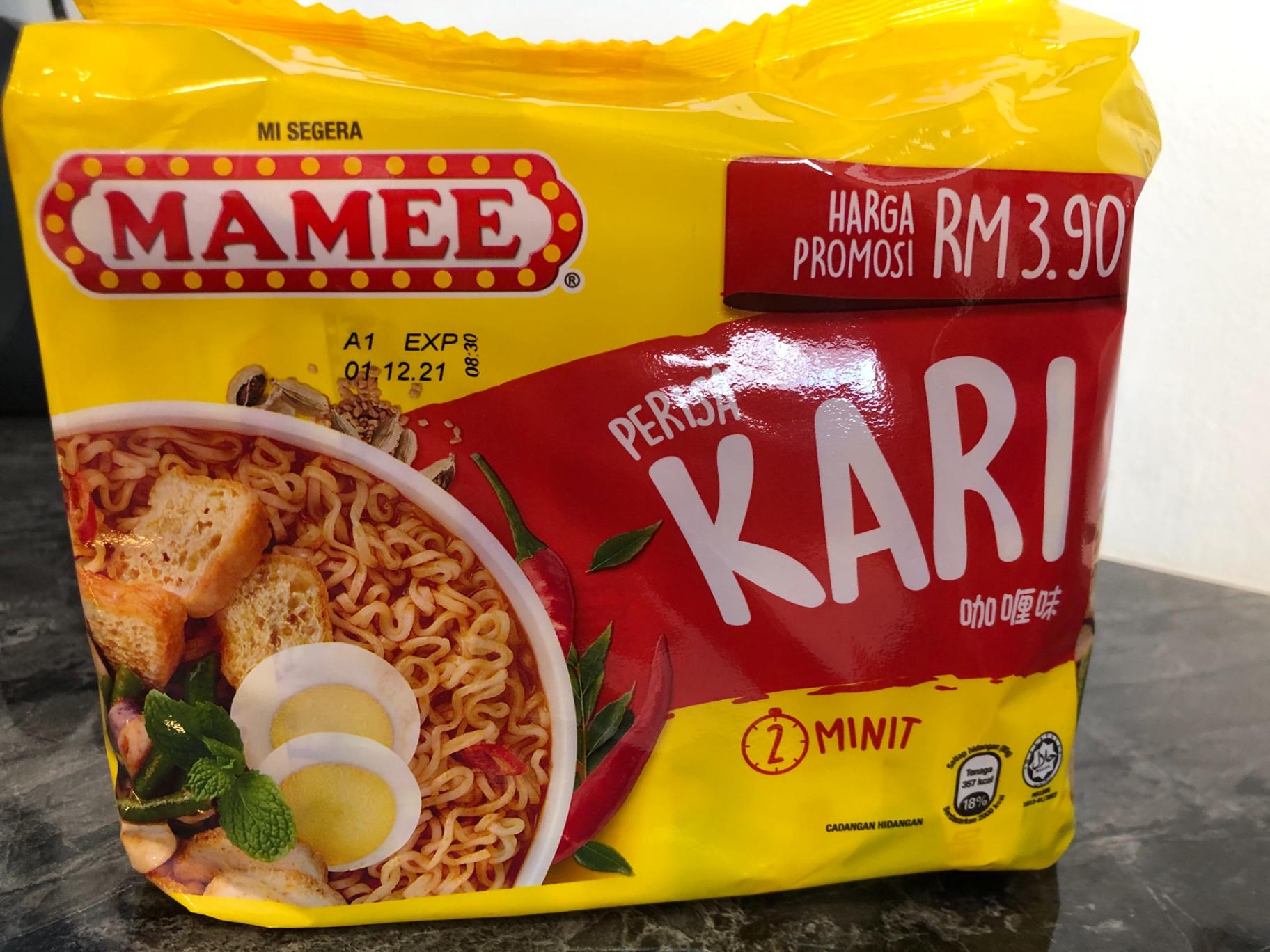 Mamee perisa Kari 5x80g
