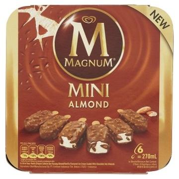 WALLS MAGNUM MINI CL&AL&WA ALMOND AMBER 6X45ML - 8999999035631