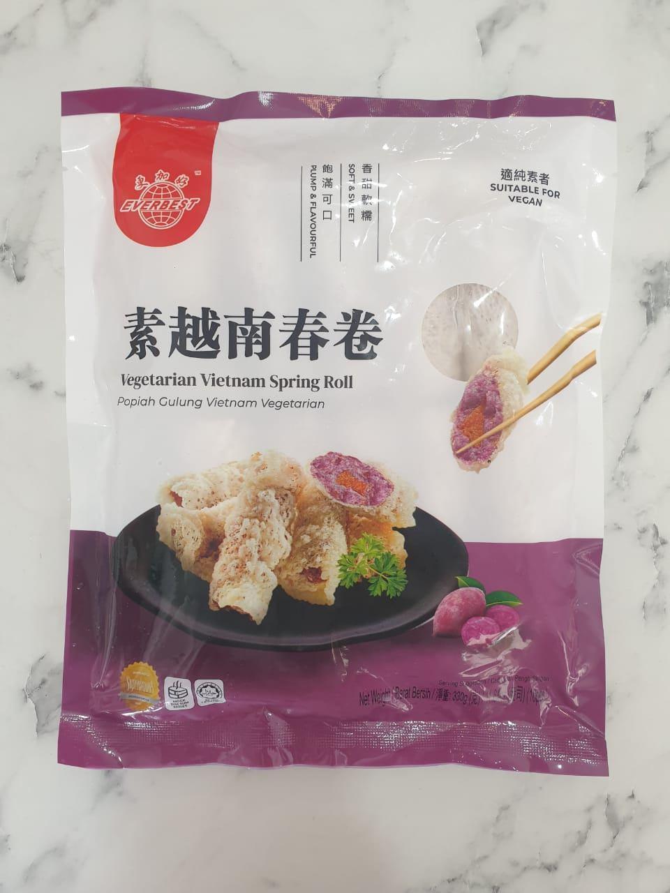 EV VEG VIETNAM SPRING ROLL 越南春卷 330g 10pcs - 9555572400174