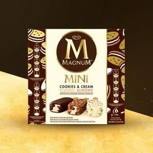 WALLS MAGNUM MINI CL&AL&WA COOKIES&CREAM 6X45ML - 8999999569235