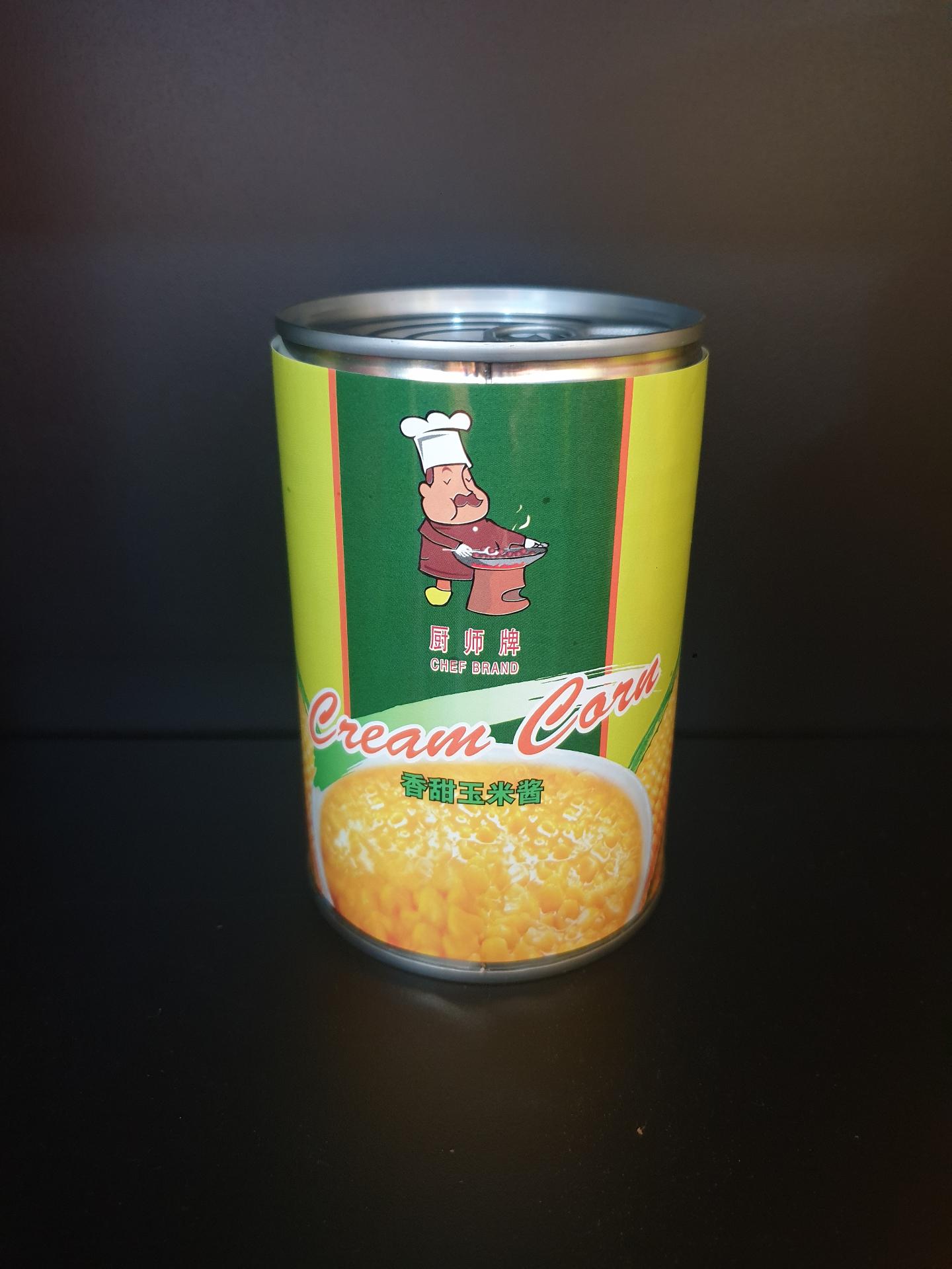 CHEF BRAND CREAM CORN 425G - 9555062701408