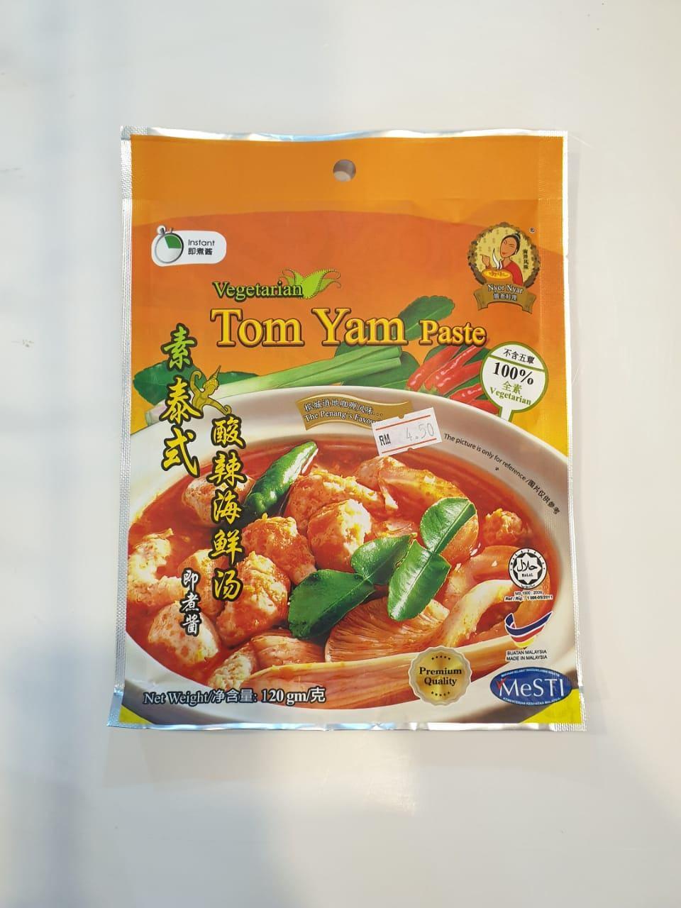 NN VEG TOM YAM PASTE 120G 素酸辣酱 9555724500134