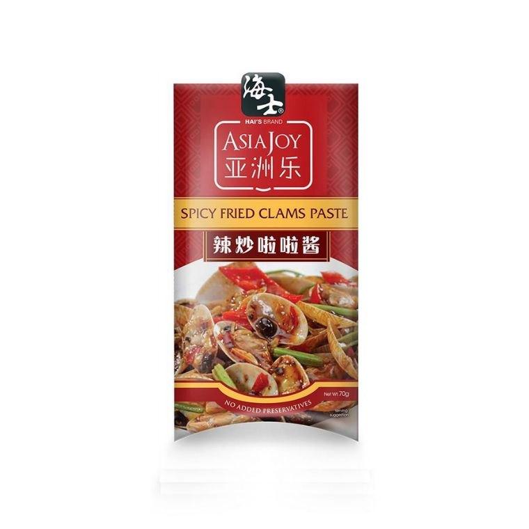 HAIS ASIA JOY SPICY FRIED CLAMS PASTE 70G - 8887367110052