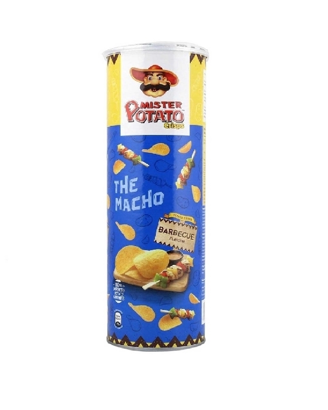 MR. POTATO CRISPS BBQ TIN 150G