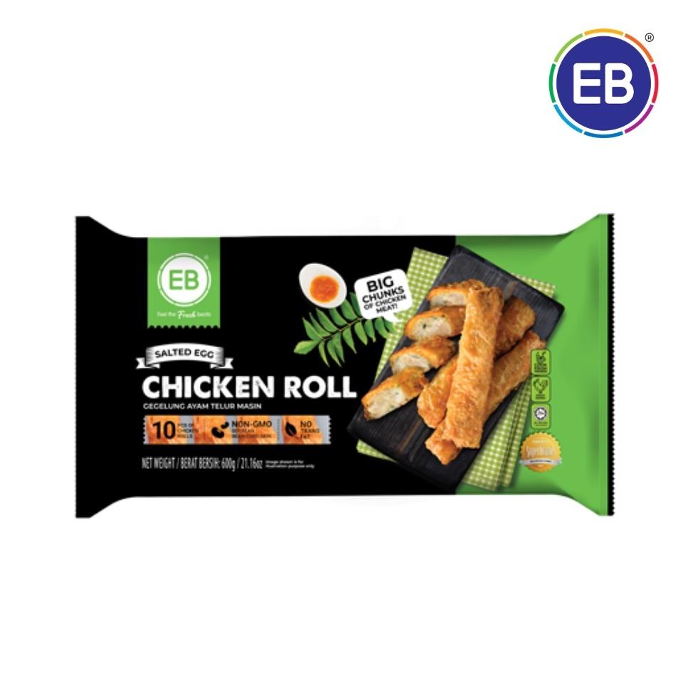EB SALTED EGG CHICKEN ROLL 600GM - 9555894502129