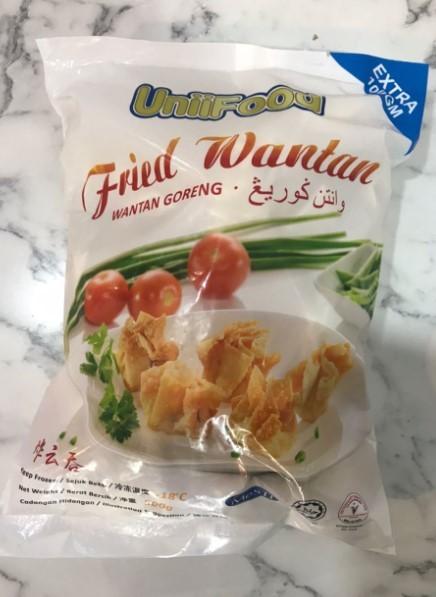 U FRIED WANTAN B 25S 500G  9555565600840