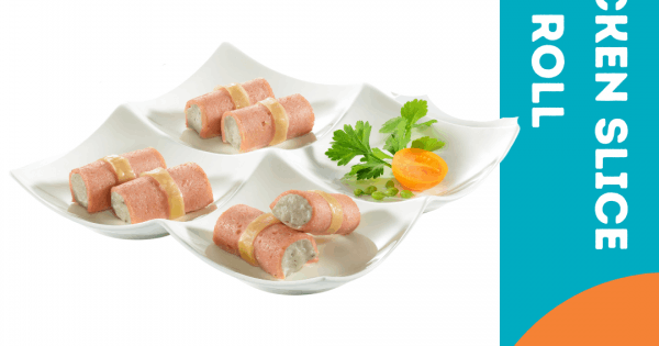 U CHICKEN SLICE ROLL 20S 500G