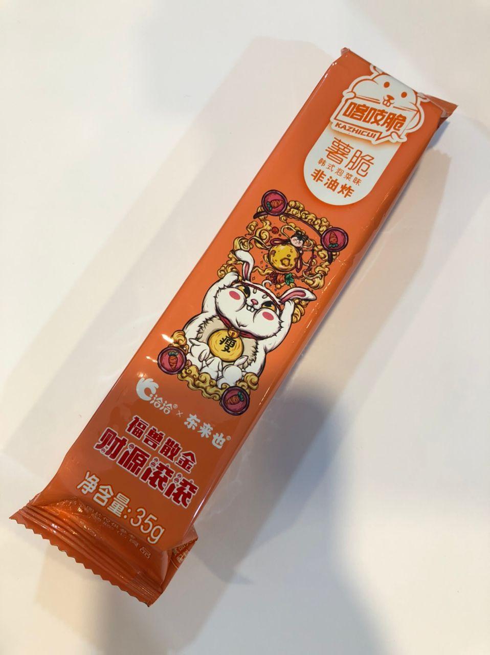 喀吱脆 韩式泡菜味 35g Kazhicui Kimchi 6924187839236