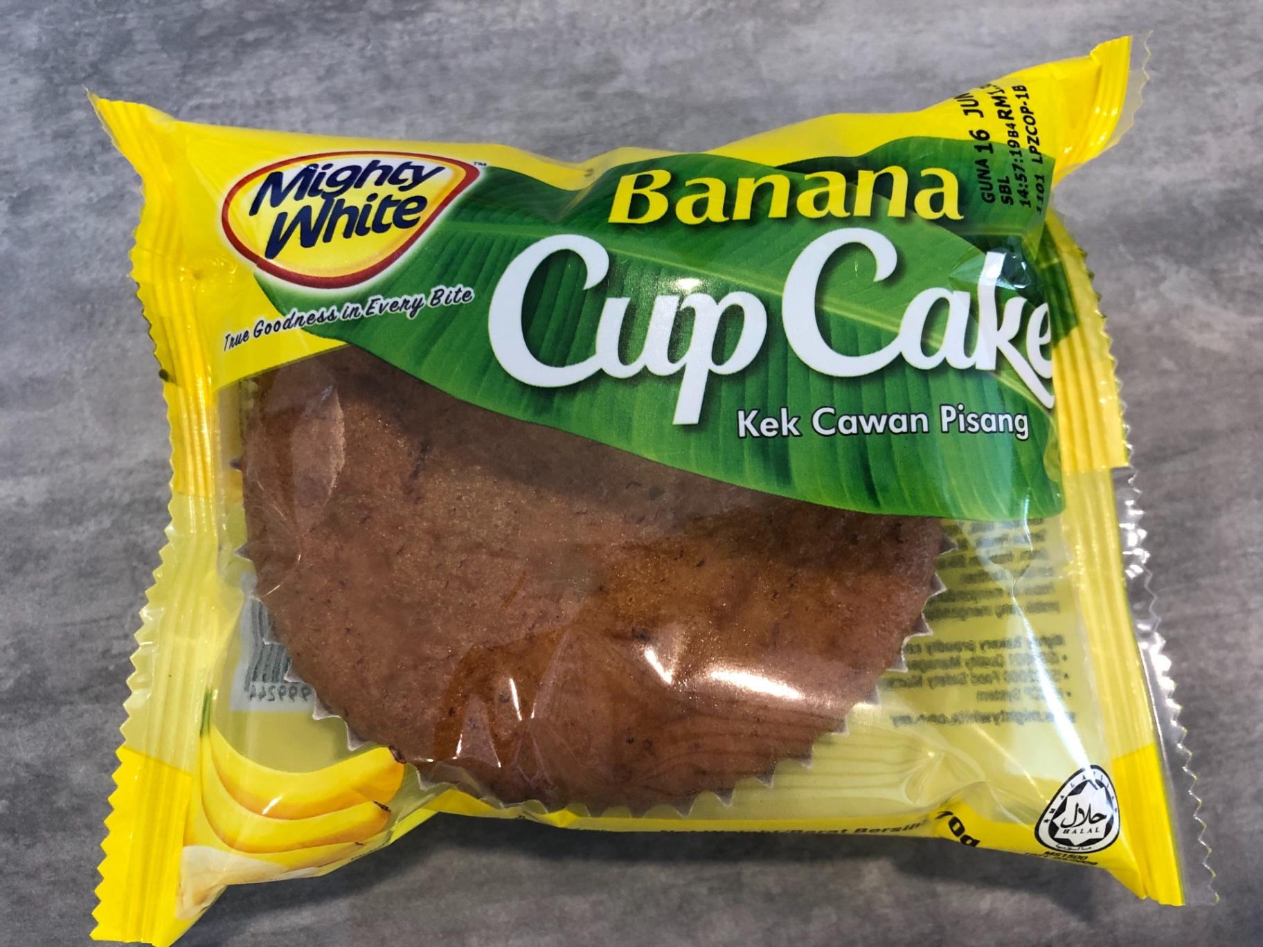 Mighty white - banana cup cake 70g