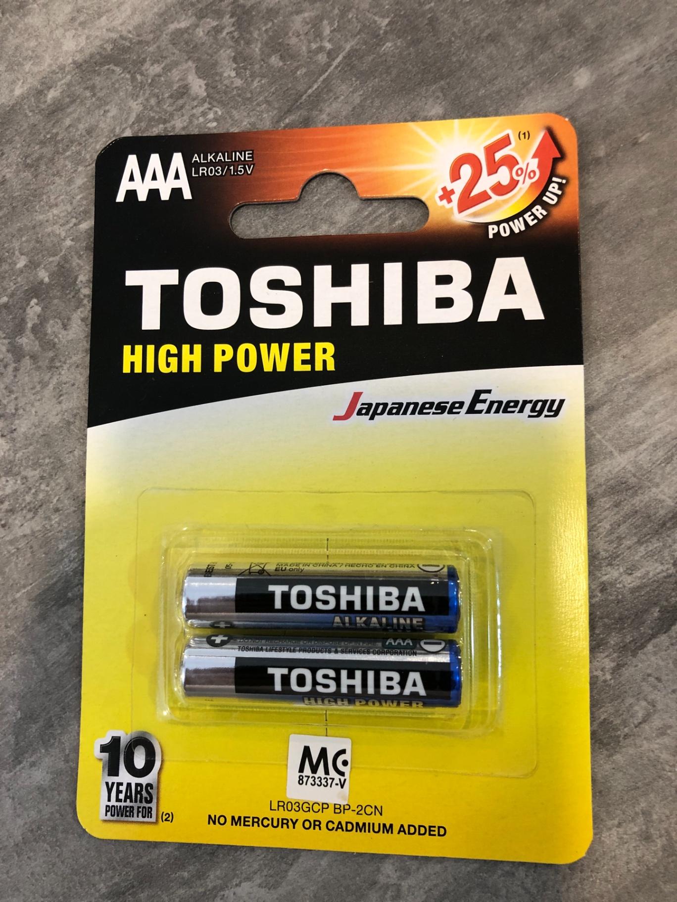 Toshiba high power AAA