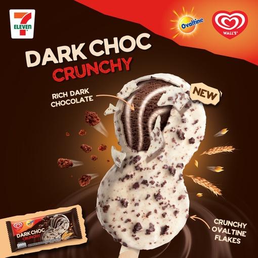 WALLS STK OVALTINE DARK CHOC CRUNCHY 72G - 8851932450362