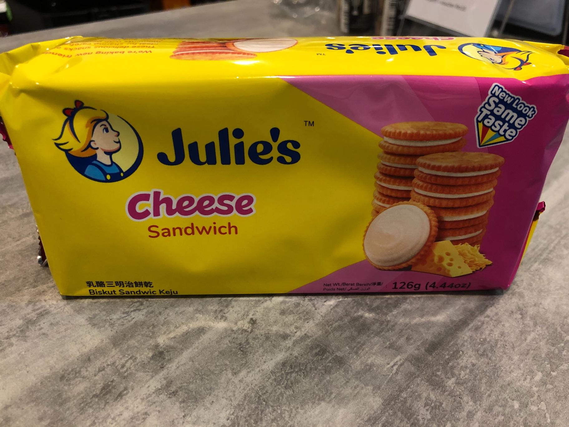 Julie’s cheese sandwich 126g