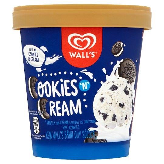 WALLS TUB COOKIES&CREAM 410ML - 8851932396868