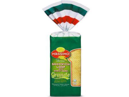 MASS WG 600G GRANDE SANDWICH LOAF WITH WHEAT GERM - 9556755510048