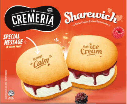 Nest La Cremeria Sharewich ice cream 115ml