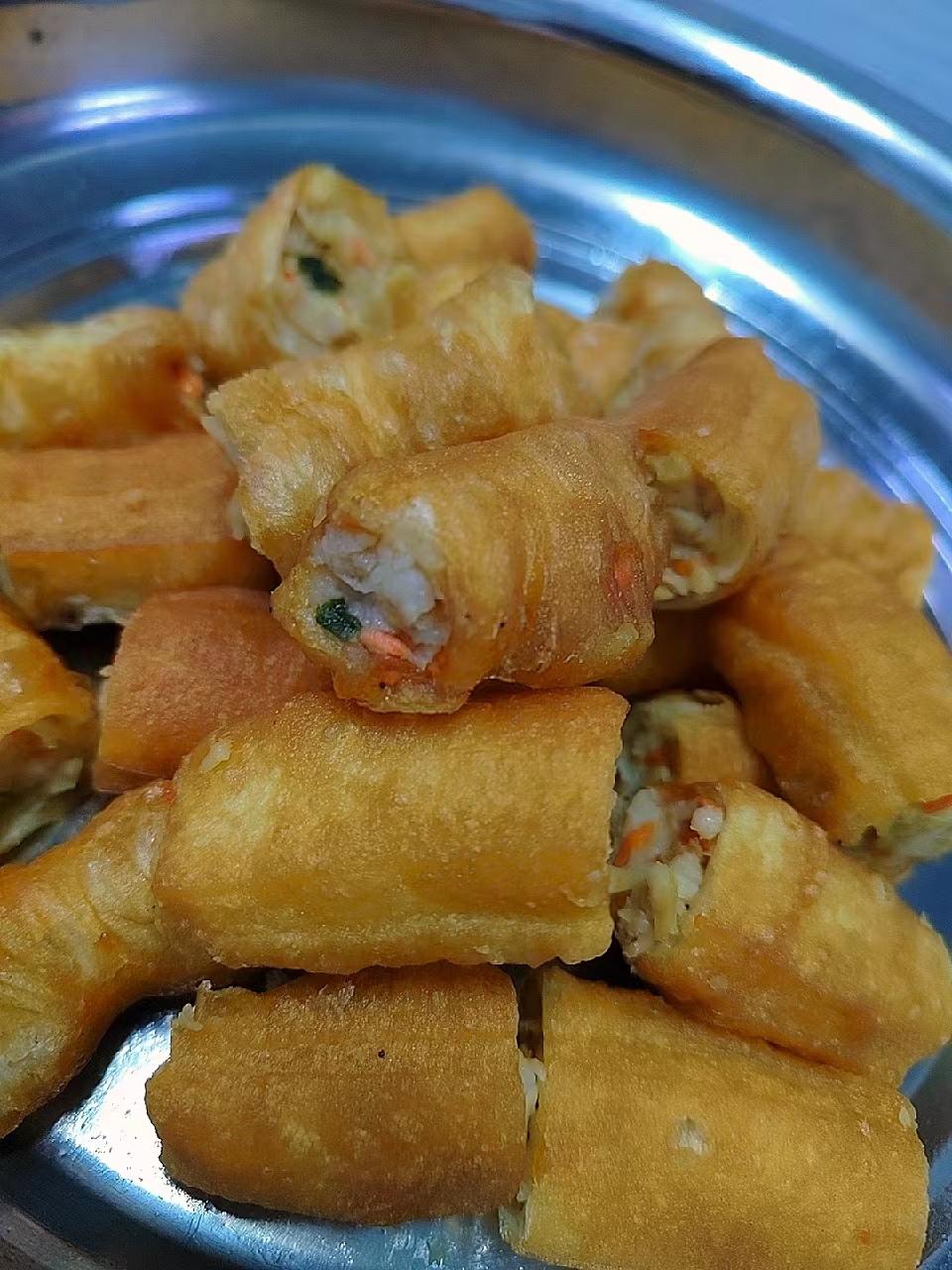 黄金油条肉卷
